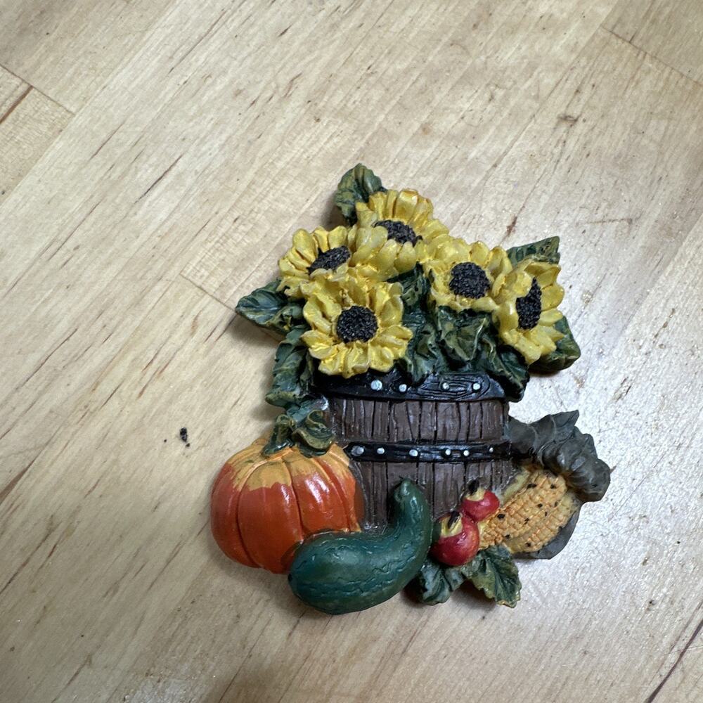 Barth & Dreyfuss VTG, Harvest Potholders Set of 2, Made in USA & Fridge Magnet - Picture 5 of 5